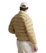 Polo Ralph Lauren 2026 Tan Brown Quilted Colden Letter Puffer Jacket