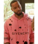 Real Housewives of Atlanta Derrick Cole Pink Pullover Hoodie For Unisex