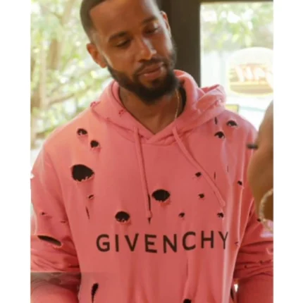 Real Housewives of Atlanta Derrick Cole Pink Pullover Hoodie For Unisex