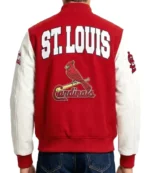 St. Louis Cardinals City Arch Red and White Varsity Jacket