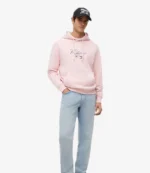 Tommy Hilfiger x Cadillac F1 Team Unisex Miami Graphic Pink Hoodie