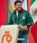 Adidas 2026 Mexico Worker Cotton Green Jacket For Unisex