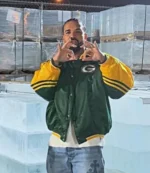 Drake Green Bay Packers Iceman Starter Jacket For Unisex