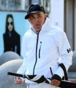 Los Angeles 2026 Robert Shapiro White Windbreaker Hooded Jacket