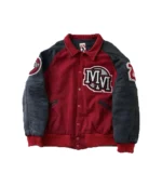 Michael 2026 Biopic Premiere Event Rapper Wale Michael Jackson MM Varsity Jacket For Unisex
