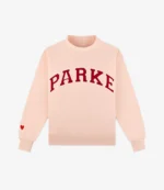 Parke Valentine’s Drop 2026 Multicolor Varsity Mockneck Fleece Sweatshirt For Men & Women
