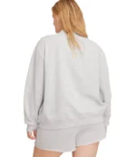 Parke x Target Mockneck White Pullover Sweatshirt For Unisex