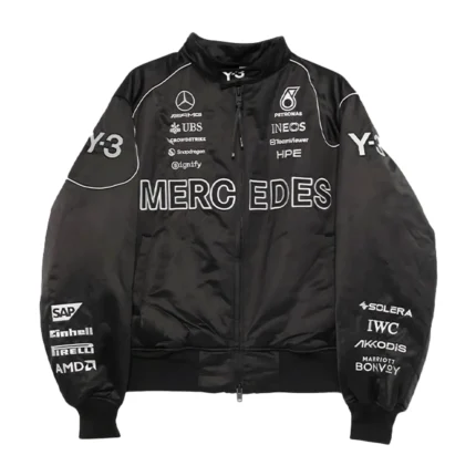 Y3 X Amg X Mercedes-AMG Petronas F1 Logo-detail Bomber Jacket For unisex
