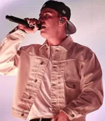 A Perfect World Tour Atlanta 2026 The Kid LAROI Off White Cotton Jacket For Unisex