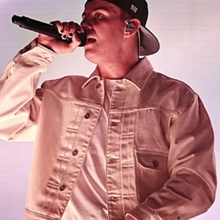 A Perfect World Tour Atlanta 2026 The Kid LAROI Off White Cotton Jacket For Unisex