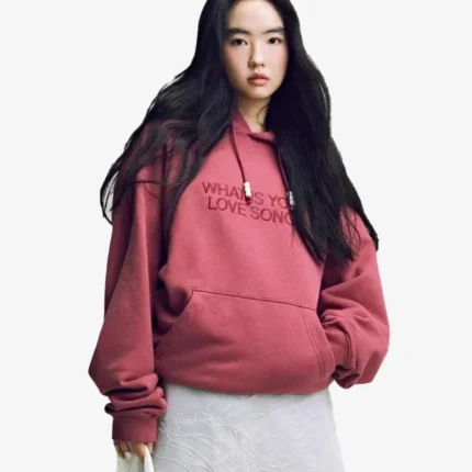 Unisex BTS Merch Arirang What is Your Love Song Maroon Hoodie