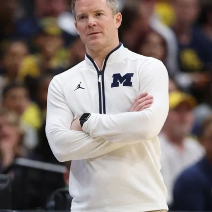 Dusty May Michigan Wolverines Jordan Brand Victory Half-Zip Sweatshirt