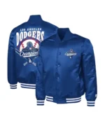 Unisex Los Angeles Dodgers Royal Adaptive Champions Blue Starter Varsity Jacket