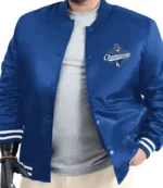 Los Angeles Dodgers Royal Adaptive Champions Blue Starter Varsity Jacket