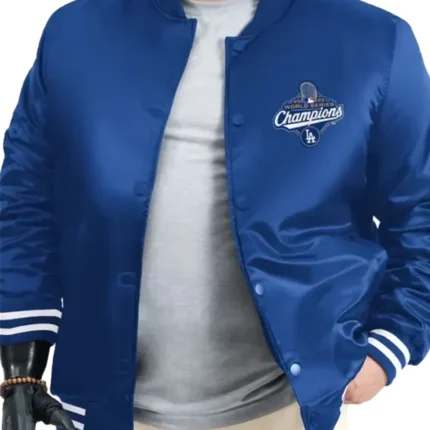 Los Angeles Dodgers Royal Adaptive Champions Blue Starter Varsity Jacket