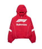 NAHMIAS x F1 Warm Up Full-Zip Black Race Jacket For Unisex