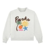 Parke Miami Graphic Mockneck Fleece Sweatshirt For Unisex