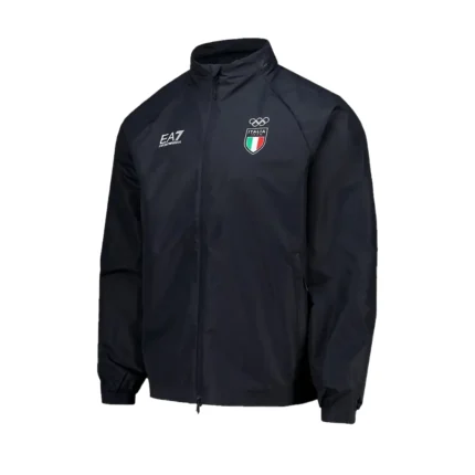 Winter Olympics 2026 Team Italy EA7 Emporio Armani Tech Navy Blue Jacket