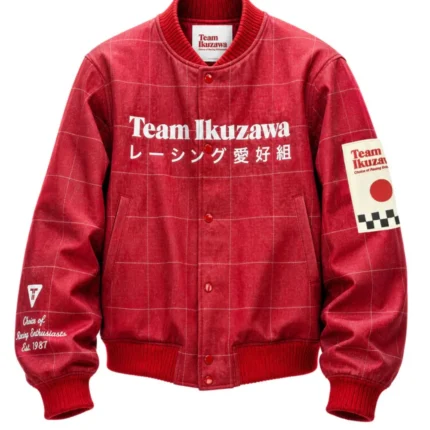 45th Anniversary Red-Denim Team Ikuzawa Race Jacket1
