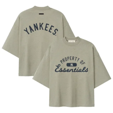 Fear of God x MLB Heather Gray Merch T-Shirt1