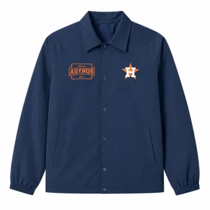 Houston Astros True Navy Coaches Jacket1