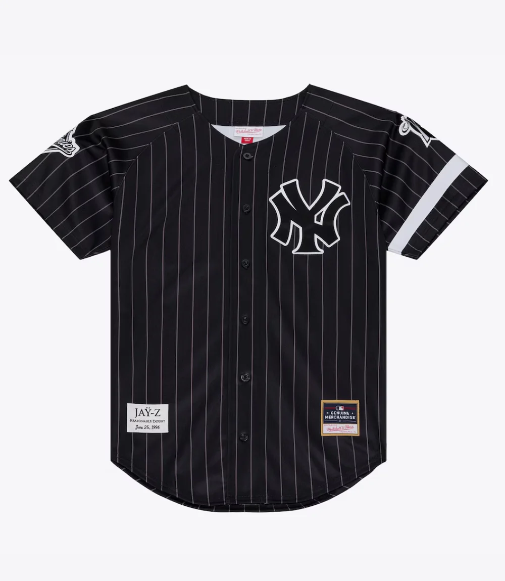 Jay-Z Reasonable Doubt x Mitchell & Ness x New York Yankees Jersey1 Jay-Z Reasonable Doubt x Mitchell & Ness x New York Yankees Jersey1