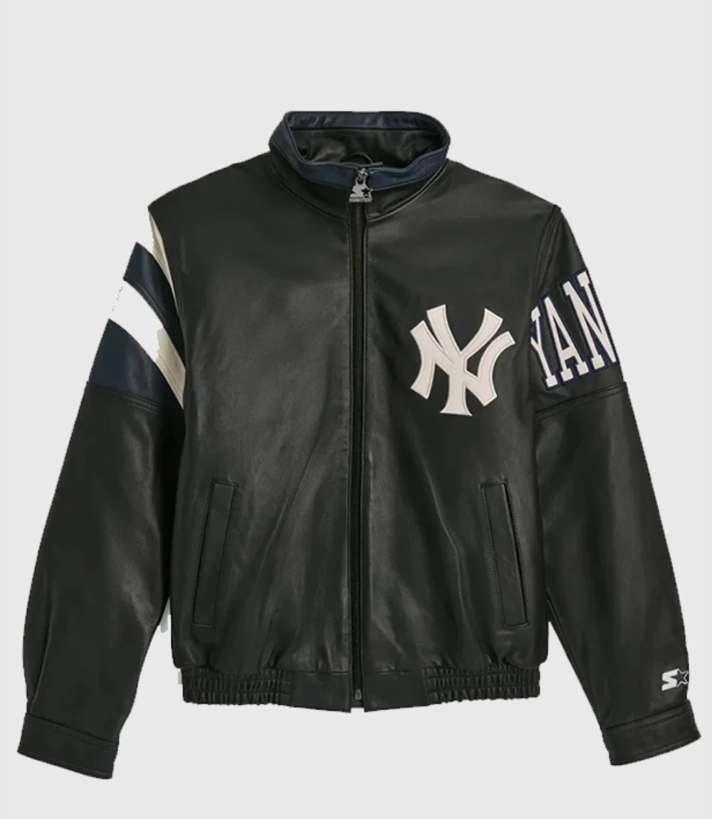 Jordan Clarkson NY Yankees Vintage Jacket1 Jordan Clarkson NY Yankees Vintage Jacket1