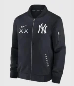 KAWS x MLB Yankees Nike Dugout Bomber Jacket1