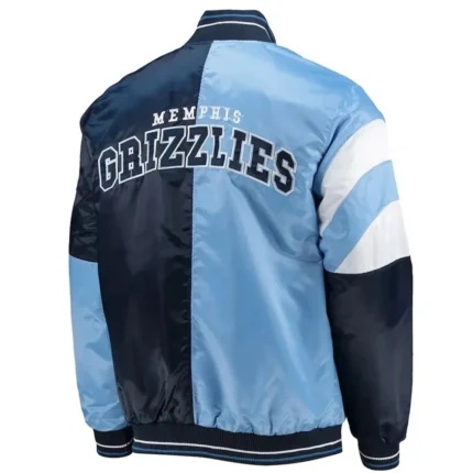Memphis Grizzlies Blue jacket2