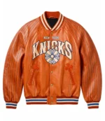 New York Knicks Chrome Hearts Varsity Jacket1