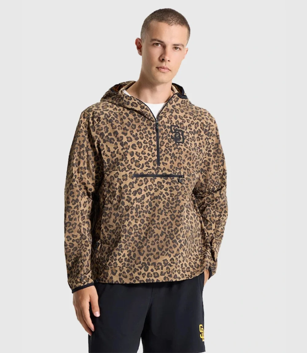 San Diego Padres Lululemon Leopard Running Anorak1 San Diego Padres Lululemon Leopard Running Anorak1