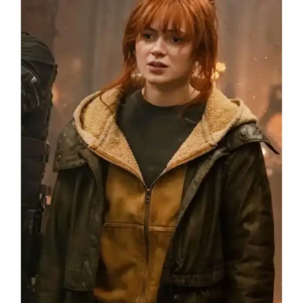 Spider Man Brand New Day Sadie Sink Green Jacket1