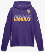 2026 Vikings Nike Sideline Pullover Hoodie 3