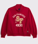 Abercrombie 49ers Fleece Funnel-Neck Sweatshirt 1