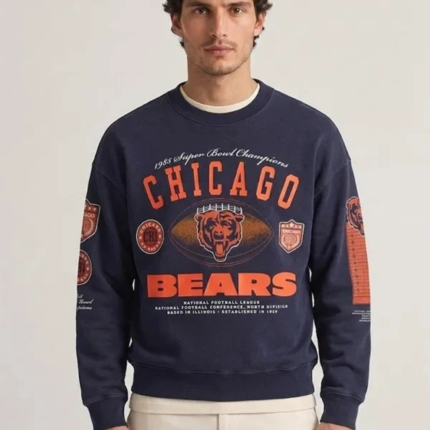 Abercrombie Bear Logo Fleece Sweatshirt 1