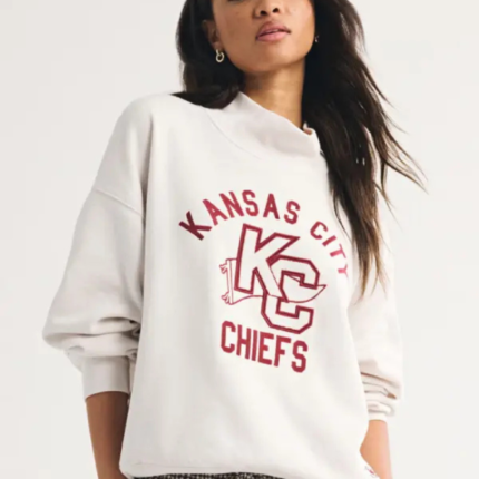 Abercrombie Chiefs Signature Funnel-Neck Pullover 2