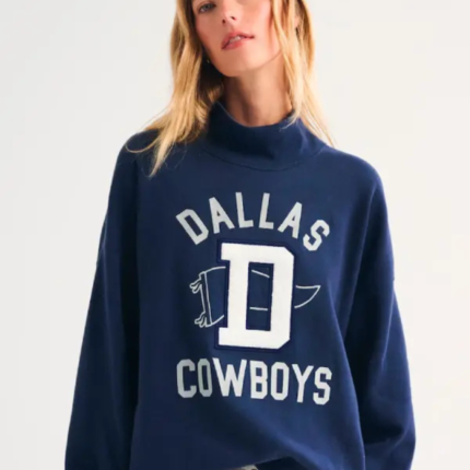 Abercrombie Cowboys High-Neck Sweatshirt 2