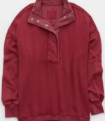 Aerie Quarter-Snap Casual Pullover 1