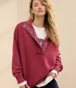 Aerie Quarter-Snap Casual Pullover 3