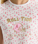 Alabama Marykate Ringer Tee Fanatics x LoveShackFancy 3
