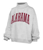 Alabama Mock Neck Crew Sweatshirt 1