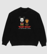 BAPE Baby Milo Mickey Mouse Graphic Crewneck 3
