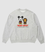 BAPE x Mickey Mouse Baby Milo Pullover Crewneck 2