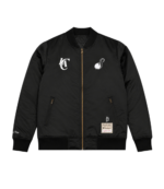 BTS SUGA Glitch Design Bomber Jacket 1