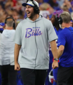 Buffalo Bills Josh Allen Nike Grey Hooded T-Shirt 1