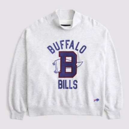Buffalo Bills x Abercrombie Funnel-Neck Sweatshirt 1