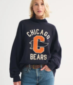 Chicago Bears Abercrombie Fan Funnel-Neck Top 2