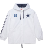 Cowboys Mitchell & Ness Classic Full-Snap Hoodie Jacket 1