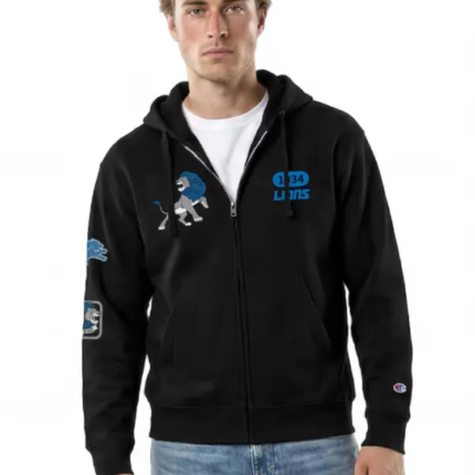 Detroit Lions Disney Simba Champion Full-Zip Hoodie 1