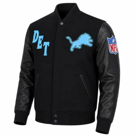Detroit Lions Team Pride Varsity Jacket 1